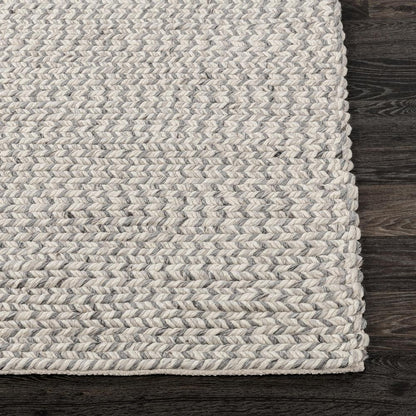 Villa by Classic Home - Dawson 5x8 Wool Blend Fabric Handwoven  Gray Accent Area Rug - Light Gray - 30090824 veiw 4
