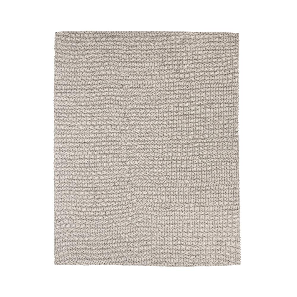 Villa by Classic Home - Dawson 8x10 Wool Blend Fabric Handwoven  Gray Accent Area Rug - Light Gray - 30090825 veiw 1