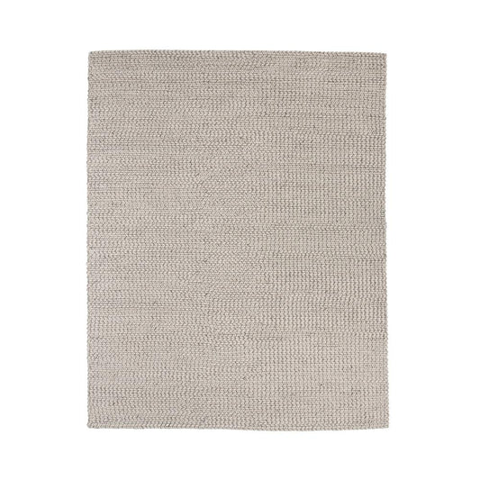 Villa by Classic Home - Dawson 8x10 Wool Blend Fabric Handwoven  Gray Accent Area Rug - Light Gray - 30090825 veiw 1