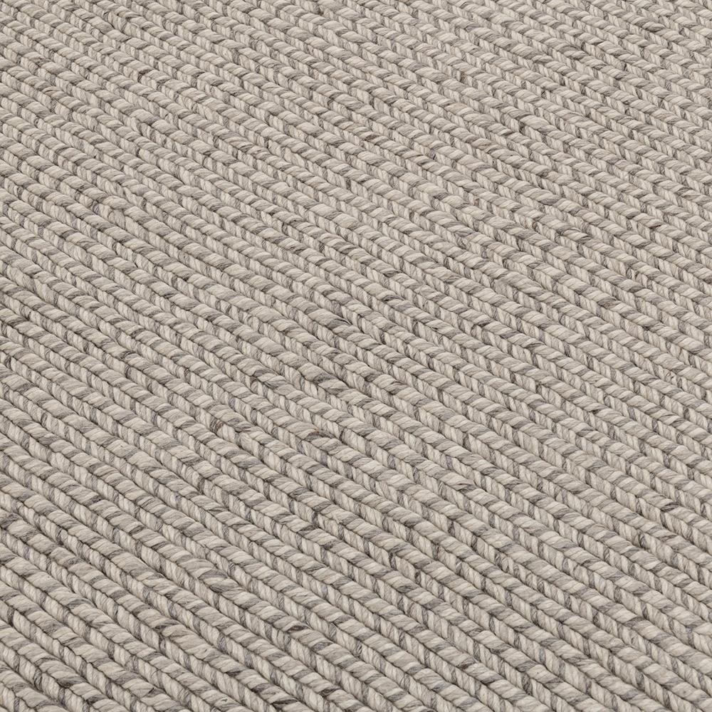 Villa by Classic Home - Dawson 8x10 Wool Blend Fabric Handwoven  Gray Accent Area Rug - Light Gray - 30090825 veiw 2