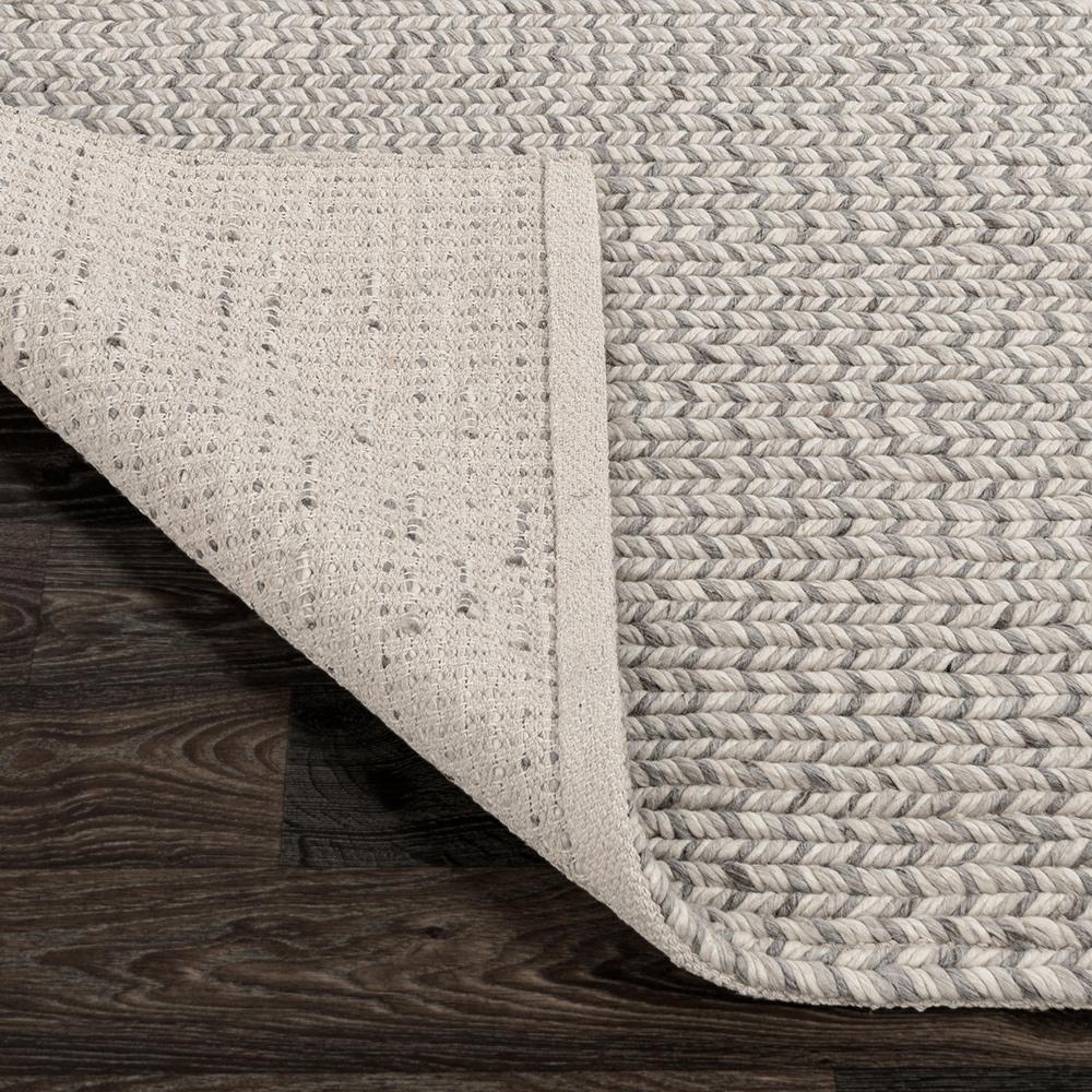 Villa by Classic Home - Dawson 8x10 Wool Blend Fabric Handwoven  Gray Accent Area Rug - Light Gray - 30090825 veiw 5