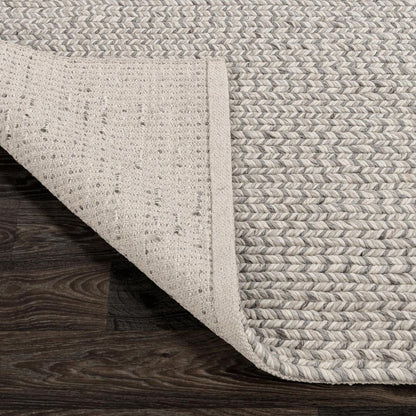 Villa by Classic Home - Dawson 8x10 Wool Blend Fabric Handwoven  Gray Accent Area Rug - Light Gray - 30090825 veiw 5