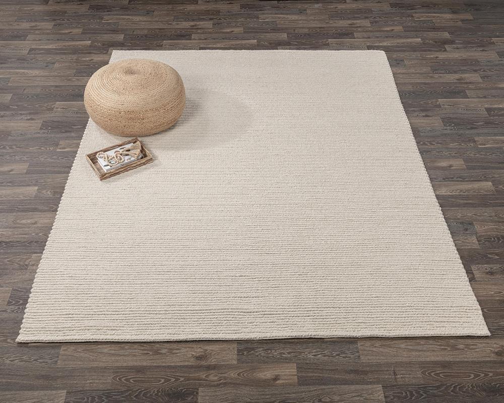 Villa by Classic Home - Dawson 9x12 Wool Blend Fabric Handwoven  Ivory Accent Area Rug - White - 30090836 veiw 3