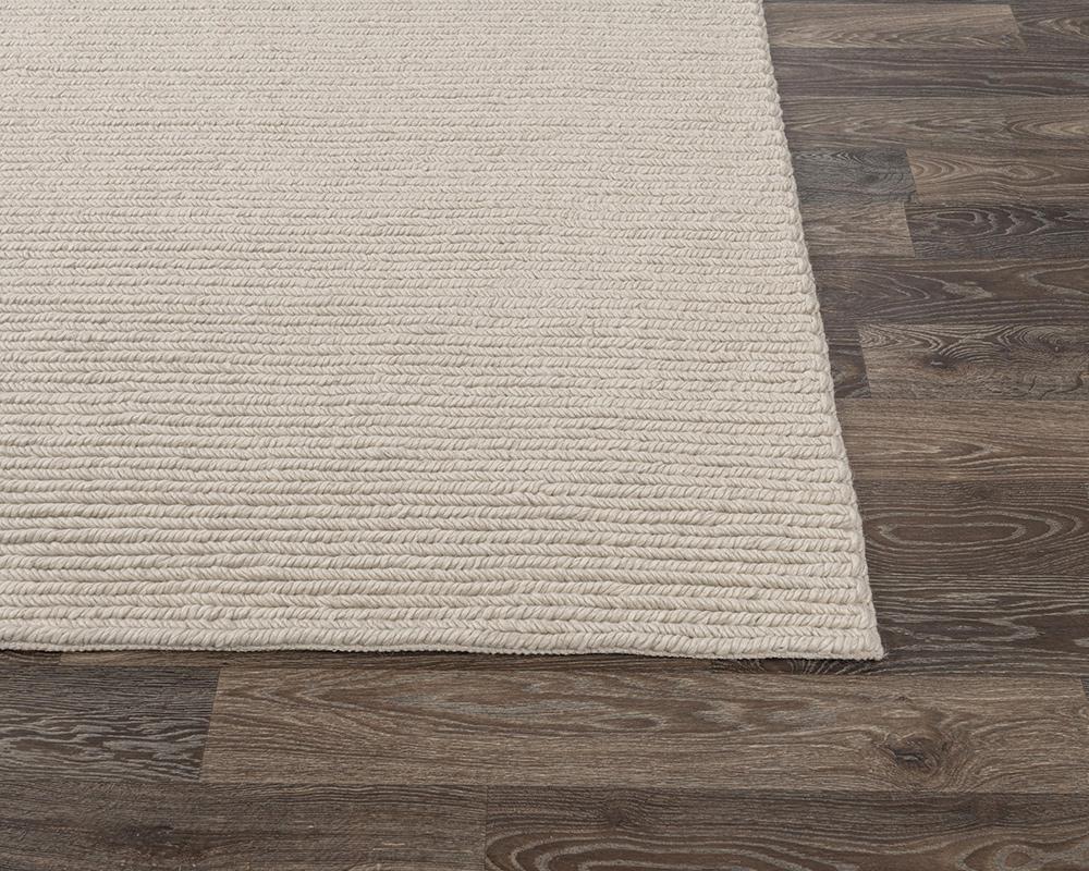 Villa by Classic Home - Dawson 9x12 Wool Blend Fabric Handwoven  Ivory Accent Area Rug - White - 30090836 veiw 4