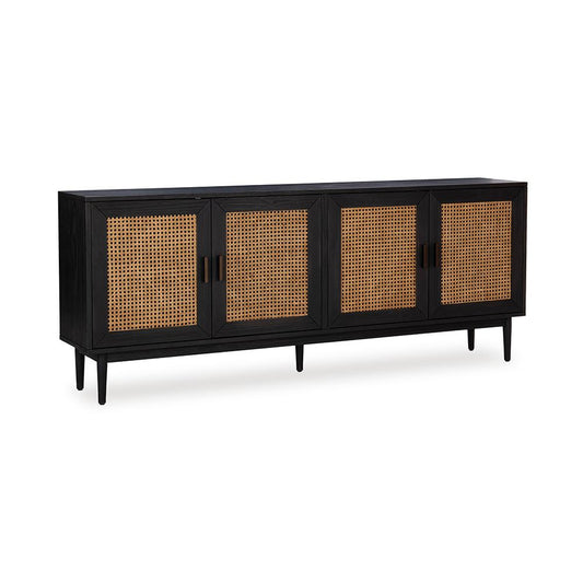 Classic Home  - Edris 2-Door Wood Sideboard Buffet - Black - 52004181 veiw 1