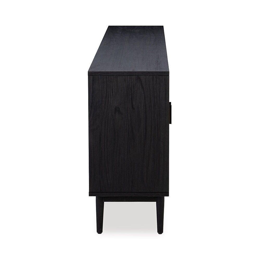Classic Home  - Edris 2-Door Wood Sideboard Buffet - Black - 52004181 veiw 4