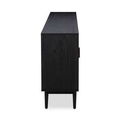 Classic Home  - Edris 2-Door Wood Sideboard Buffet - Black - 52004181 veiw 4