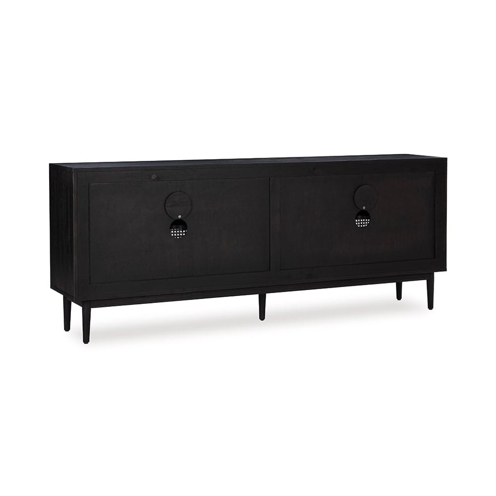 Classic Home  - Edris 2-Door Wood Sideboard Buffet - Black - 52004181 veiw 5