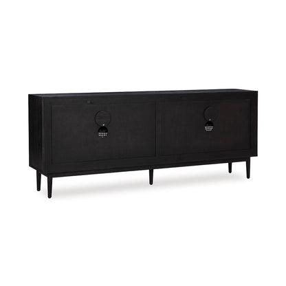 Classic Home  - Edris 2-Door Wood Sideboard Buffet - Black - 52004181 veiw 5