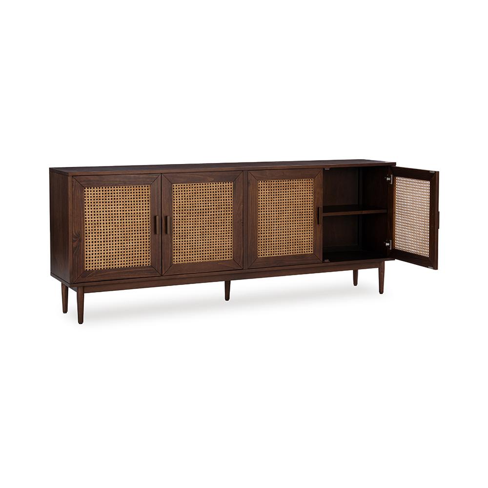Classic Home  - Edris 2-Door Wood Sideboard Buffet - Walnut - 52004180 veiw 3