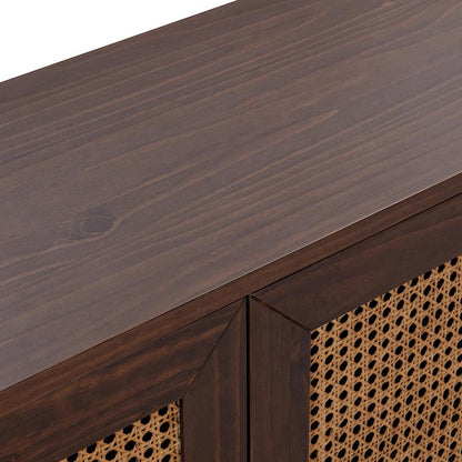 Classic Home  - Edris 2-Door Wood Sideboard Buffet - Walnut - 52004180 veiw 6