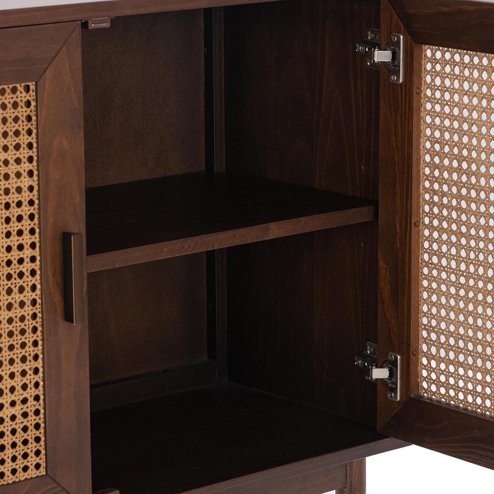 Classic Home  - Edris 2-Door Wood Sideboard Buffet - Walnut - 52004180 veiw 8