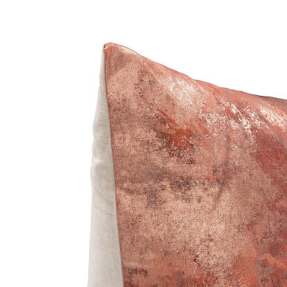 Villa by Classic Home - Equilibrium 22x22 Linen Blend Fabric Throw Pillow - Rose Gold - V310034 veiw 5
