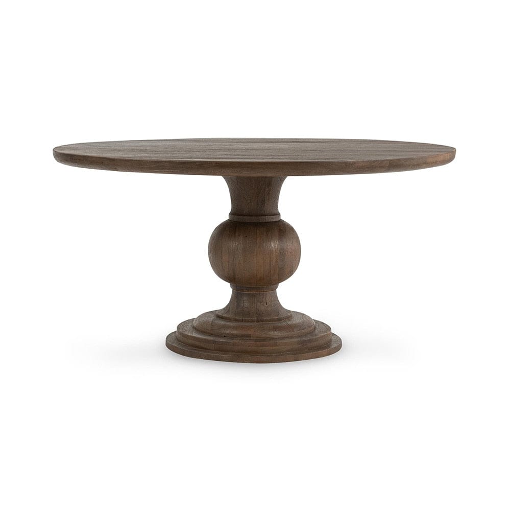 Classic Home  - Hera Mango Brown Wood Round Dining, Table - Brown - 51011920 veiw 1
