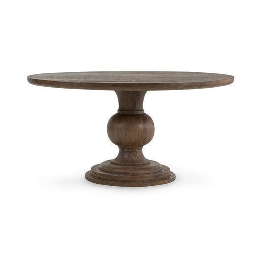 Classic Home  - Hera Mango Brown Wood Round Dining, Table - Brown - 51011920 veiw 1