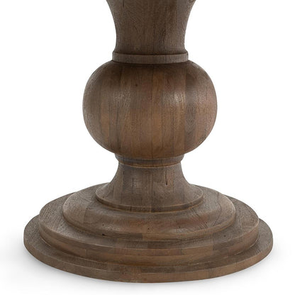 Classic Home  - Hera Mango Brown Wood Round Dining, Table - Brown - 51011920 veiw 5