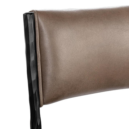Classic Home  - Kayne Leather Counter Stool - Sand - 53006247 veiw 8