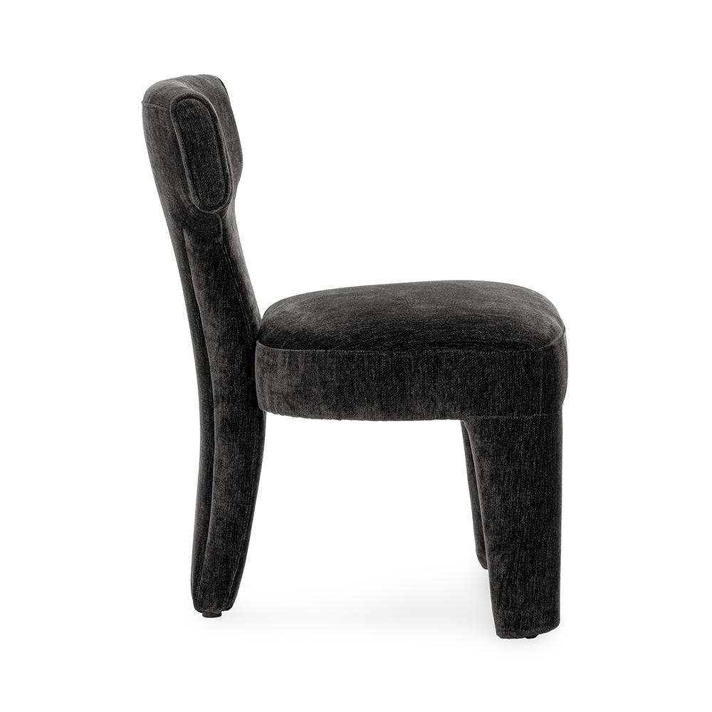 Classic Home  - Khai Upholstered Fabric Dining Chair - Charcoal - 53051763 veiw 3