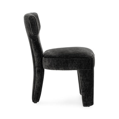 Classic Home  - Khai Upholstered Fabric Dining Chair - Charcoal - 53051763 veiw 3