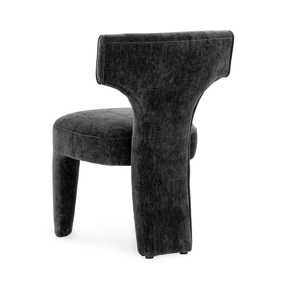 Classic Home  - Khai Upholstered Fabric Dining Chair - Charcoal - 53051763 veiw 4