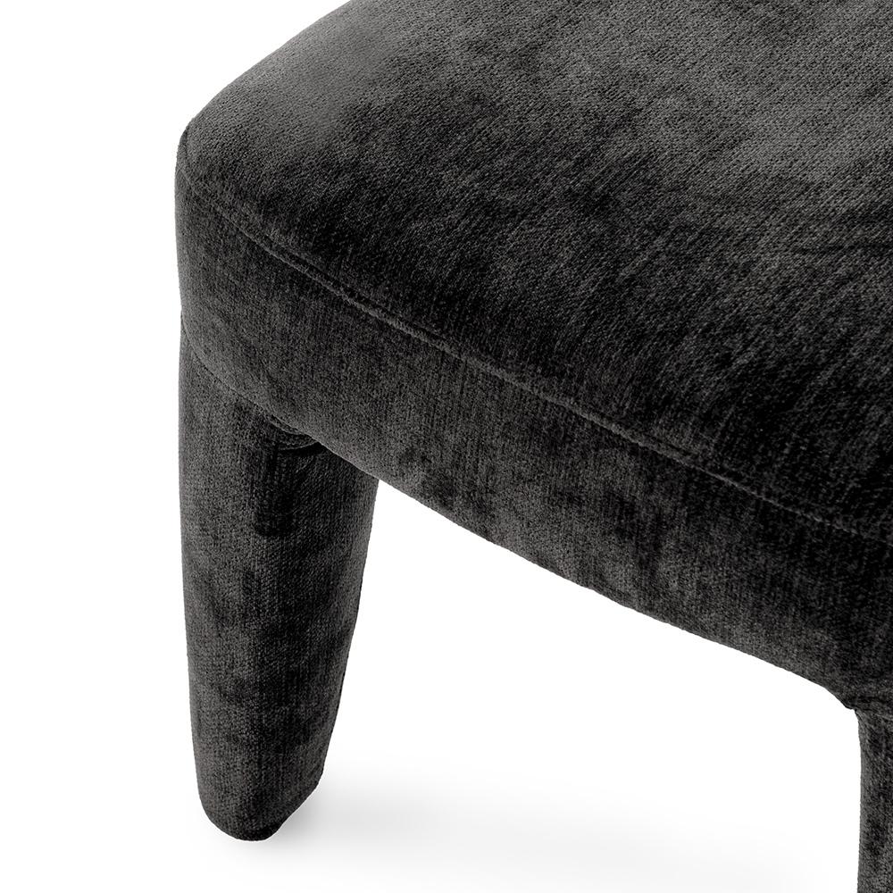 Classic Home  - Khai Upholstered Fabric Dining Chair - Charcoal - 53051763 veiw 5