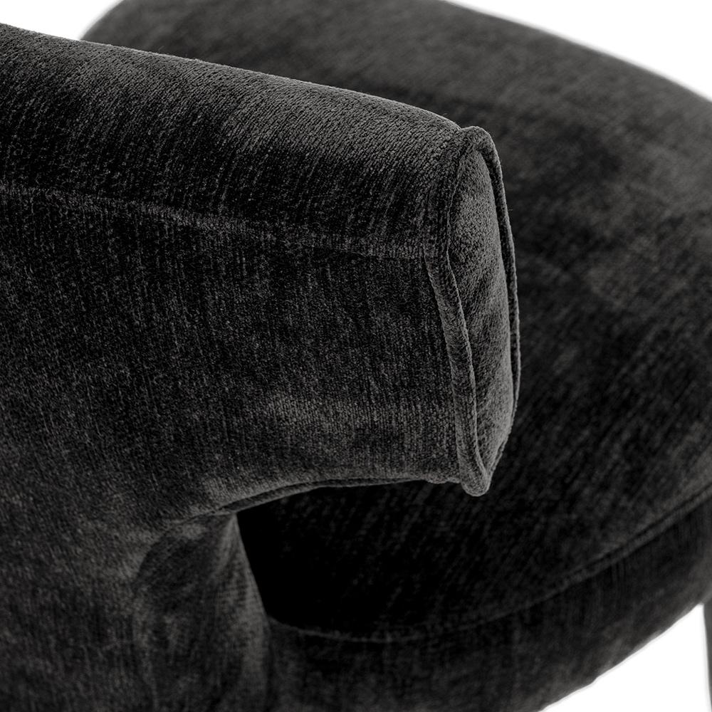 Classic Home  - Khai Upholstered Fabric Dining Chair - Charcoal - 53051763 veiw 6