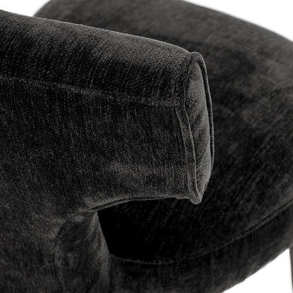 Classic Home  - Khai Upholstered Fabric Dining Chair - Charcoal - 53051763 veiw 6