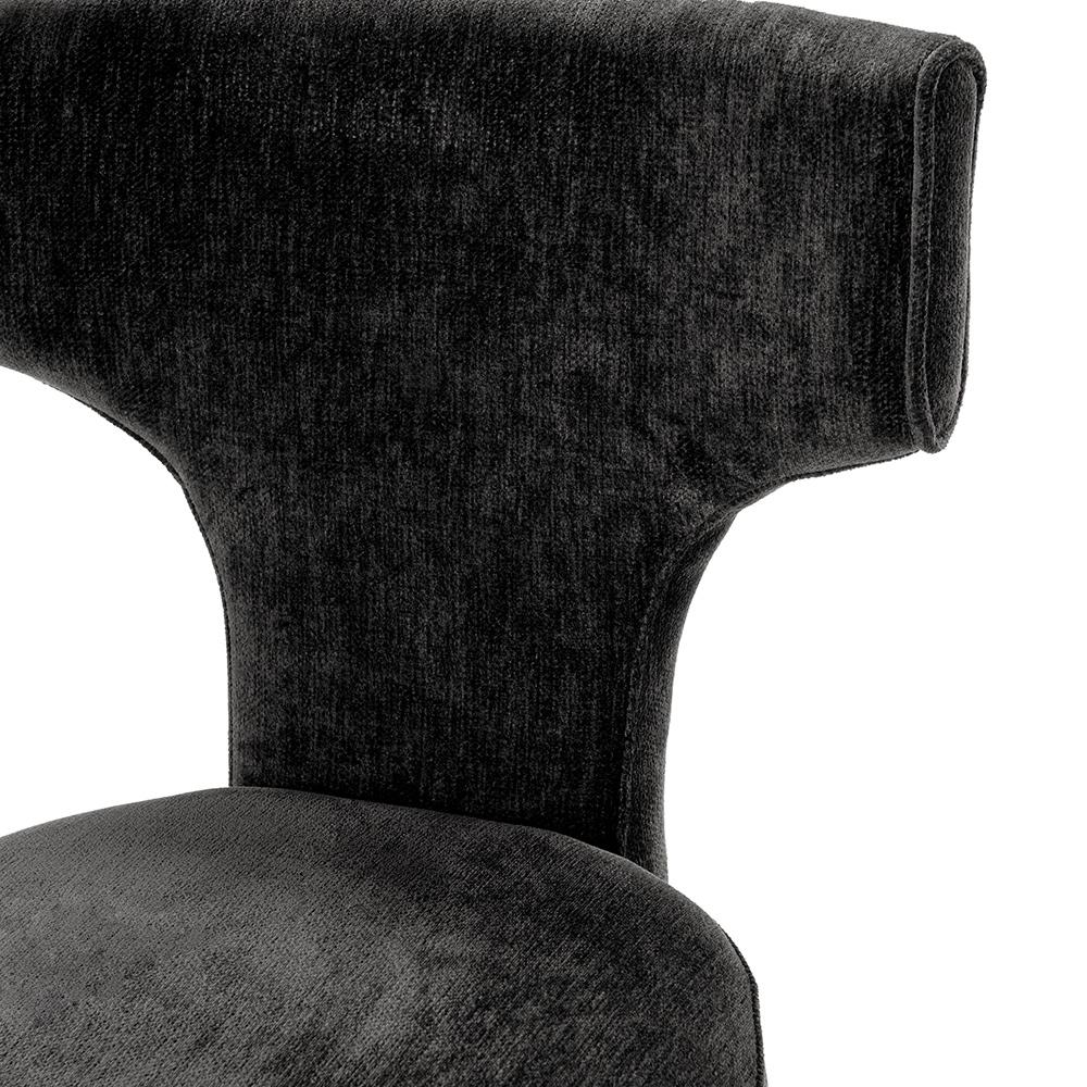 Classic Home  - Khai Upholstered Fabric Dining Chair - Charcoal - 53051763 veiw 7