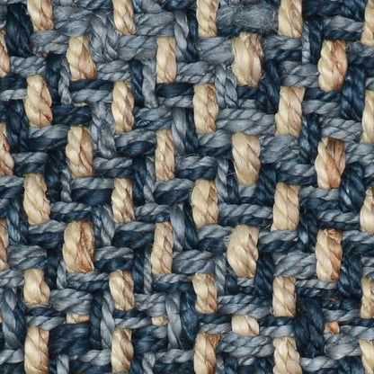 Villa by Classic Home - Larabee 2x3 Handspun Jute Fabric Rug - Indigo  - 30040460 veiw 3