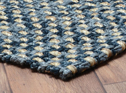 Villa by Classic Home - Larabee 2x3 Handspun Jute Fabric Rug - Indigo  - 30040460 veiw 4