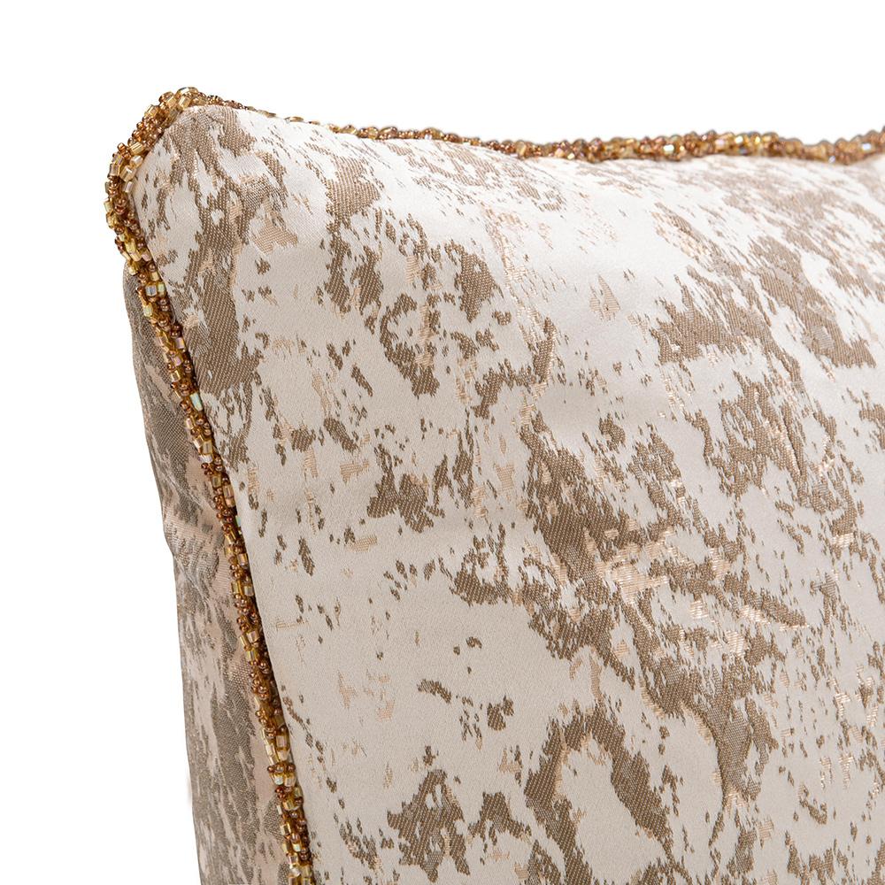 Villa by Classic Home - Mica 22x22 Woven Fabric Throw Pillow - White - V310012 veiw 5