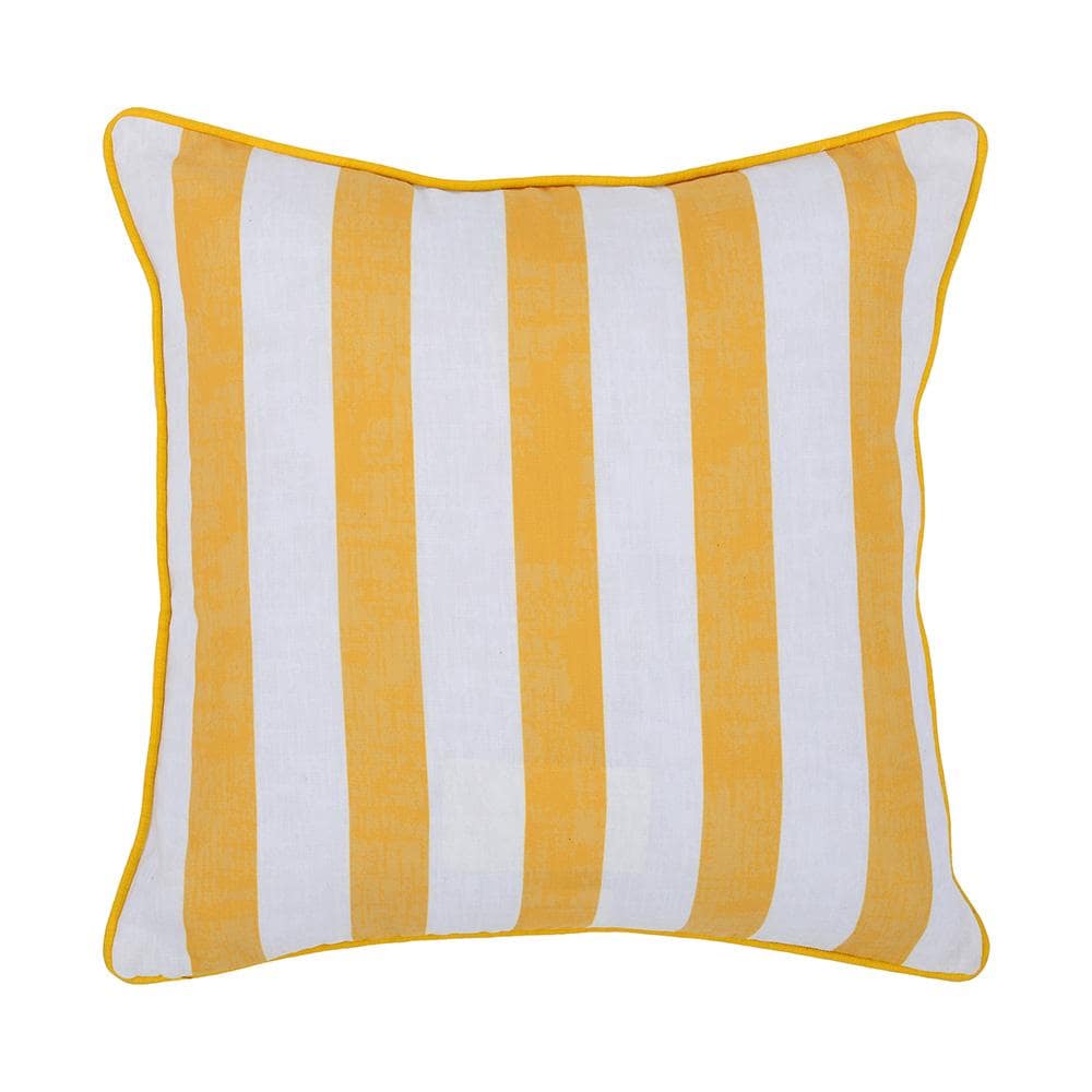 Villa by Classic Home - Milton 22x22 Performance Fabric Throw Pillow - Yellow - VO20027 veiw 2