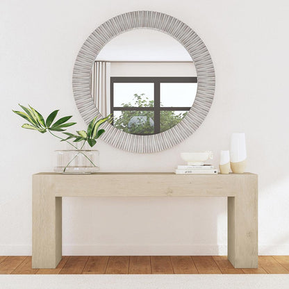 Classic Home  - Myrtle Mango Wood Mirror - Gray - 56001798 veiw 5