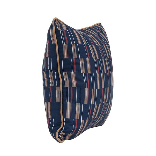 Villa by Classic Home - Nantucket 22x22 Fabric Throw Pillow - Multicolor - VO50007 veiw 2