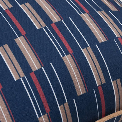 Villa by Classic Home - Nantucket 22x22 Fabric Throw Pillow - Multicolor - VO50007 veiw 4