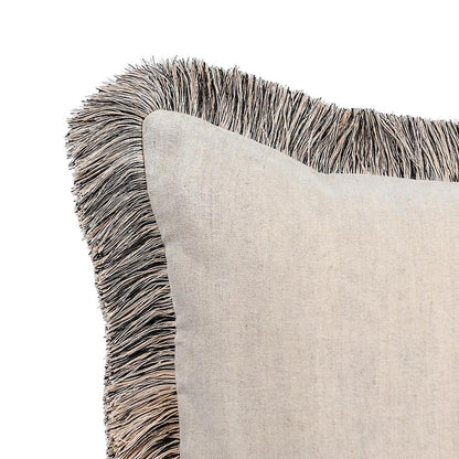 Villa by Classic Home - Nola 16x36 Cotton Blend Fabric Throw Pillow - Ivory - V300050 veiw 4