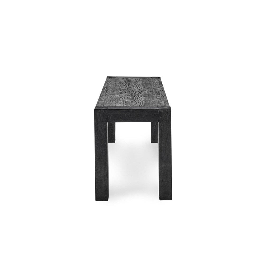 Classic Home  - Parsons Oak Wood Bench - Black - 53004766 veiw 3