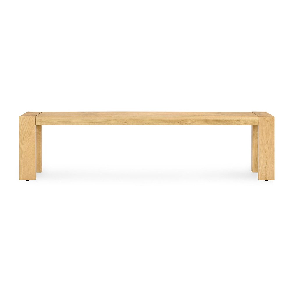 Classic Home  - Parsons Oak Wood Bench - Natural - 53004759 veiw 2