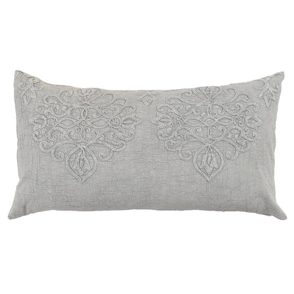 Villa by Classic Home - Reagan Cotton Hand Design King Sham - Gray - V180121 veiw 1
