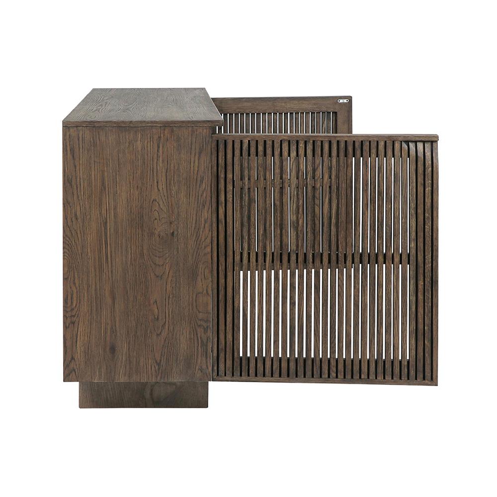 Classic Home  - Roya Oak Wood 2-Door Sideboard Buffet in Toasted Brown - 52004195 veiw 3