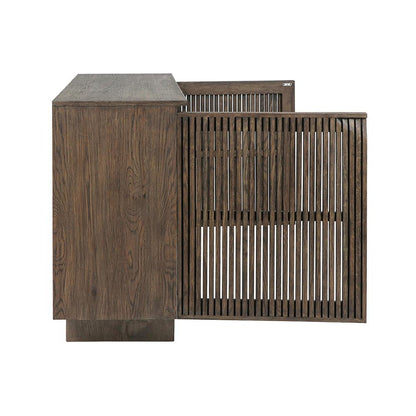 Classic Home  - Roya Oak Wood 2-Door Sideboard Buffet in Toasted Brown - 52004195 veiw 3