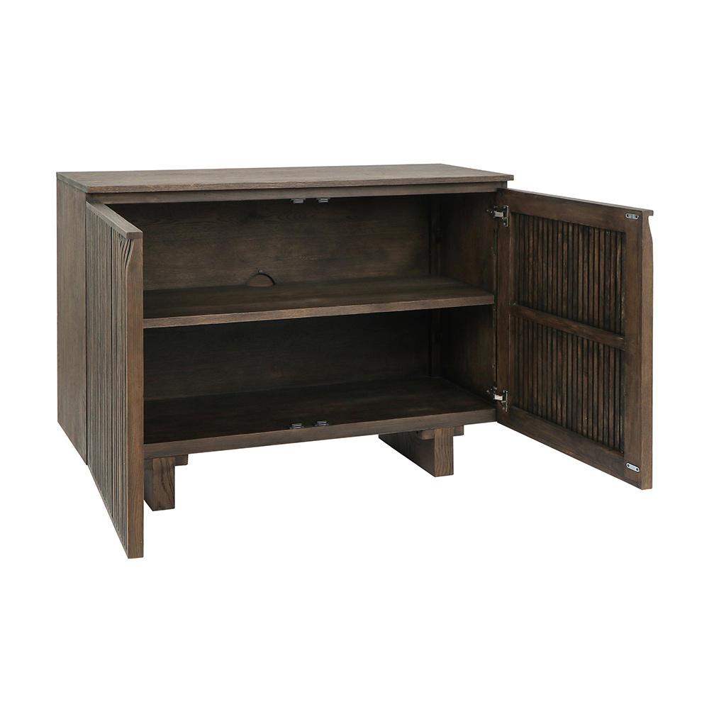 Classic Home  - Roya Oak Wood 2-Door Sideboard Buffet in Toasted Brown - 52004195 veiw 4