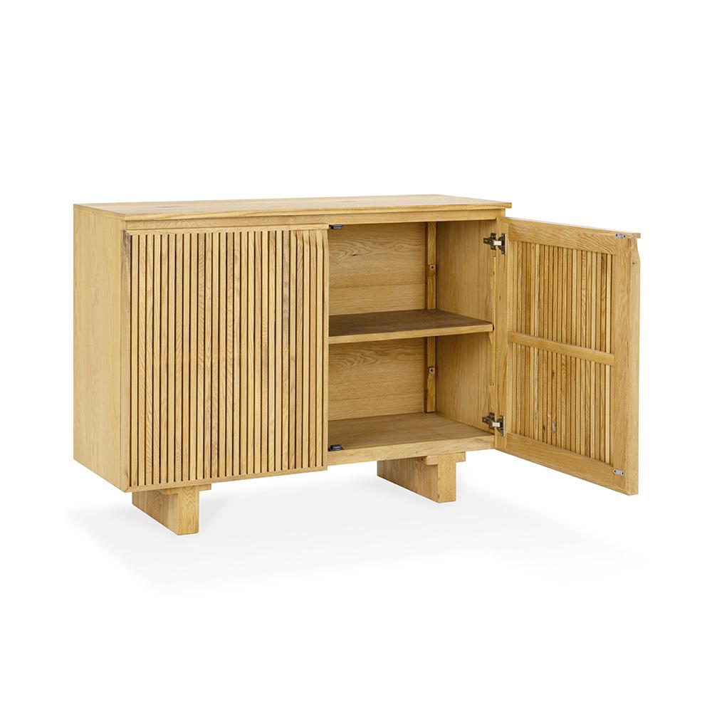 Classic Home  - Roya Oak Wood 2-Door Sideboard Buffet - Oak Natural - 52004196 veiw 3