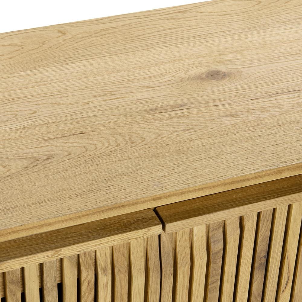 Classic Home  - Roya Oak Wood 2-Door Sideboard Buffet - Oak Natural - 52004196 veiw 6