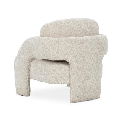 Classic Home  - Salino Upholstered Fabric Lounge Accent Chair - Natural - 53051759 veiw 4