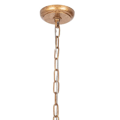 Classic Home  - Sarmiento Pendant Light, Large - Natural/ Gold - 56004273 veiw 2