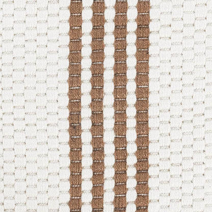 Villa by Classic Home - Sorrento 2.6x8 Handwoven Performance Stripe Ivory Fabric Area Rug Runner - Ivory - 30132493 veiw 2