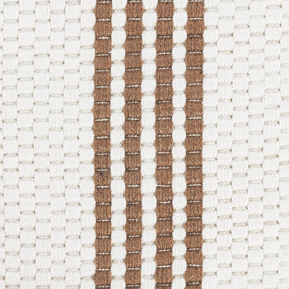 Villa by Classic Home - Sorrento 8x10 Handwoven Performance Stripe Ivory Fabric Area Rug - Ivory - 30132495 veiw 3
