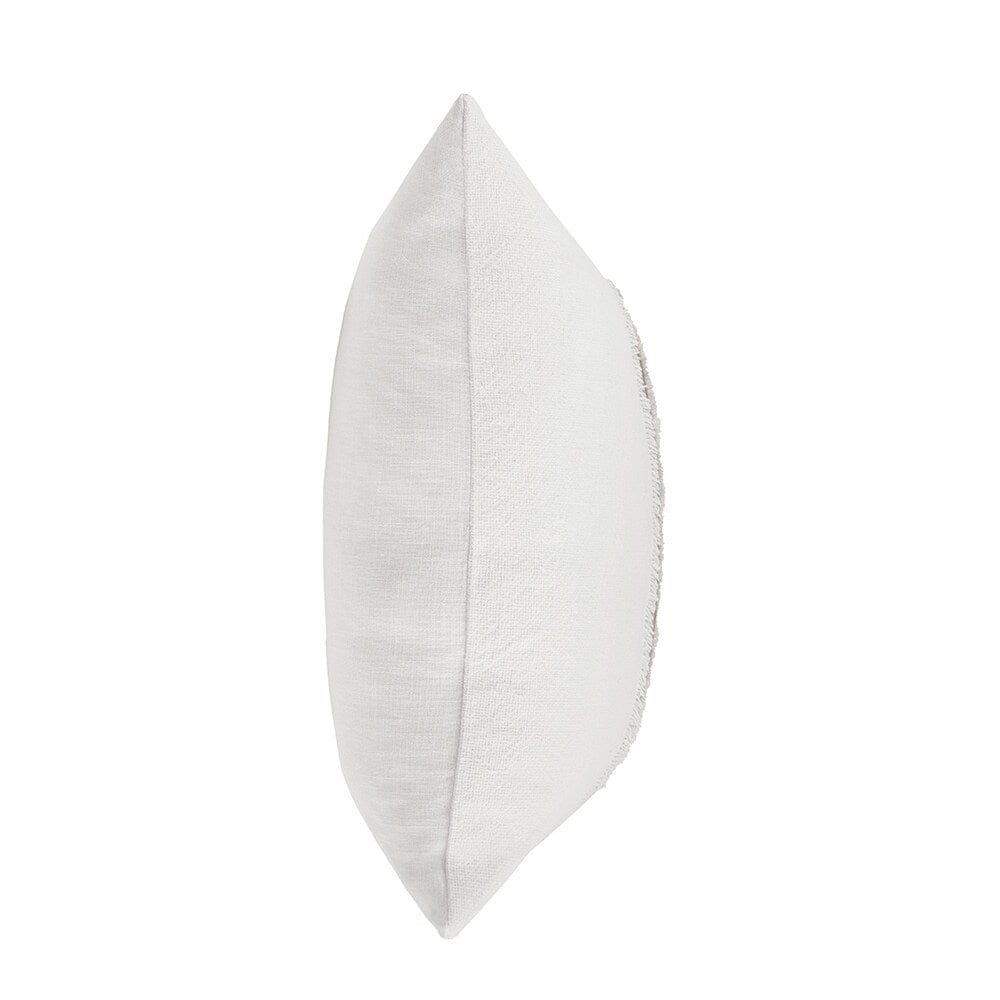 Villa by Classic Home - Steam 26x26 Linen Blend Fabric Throw Pillow - Ivory - Dumont - V300042 veiw 3