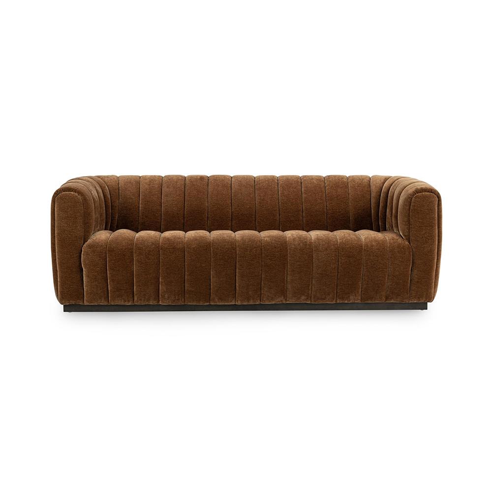 Classic Home  - Vanty Upholstered Fabric Sofa - Bronze - 53051756 veiw 1